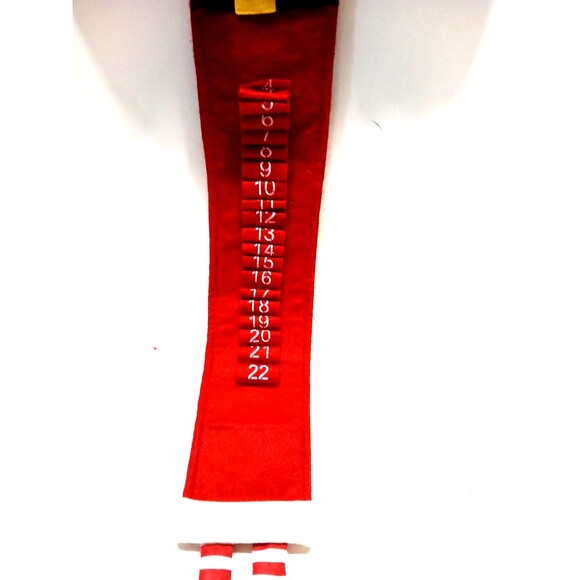 Santa Count Down Plush Advent Calendar Long Legs Children Christmas Fun - Picture 5 of 9